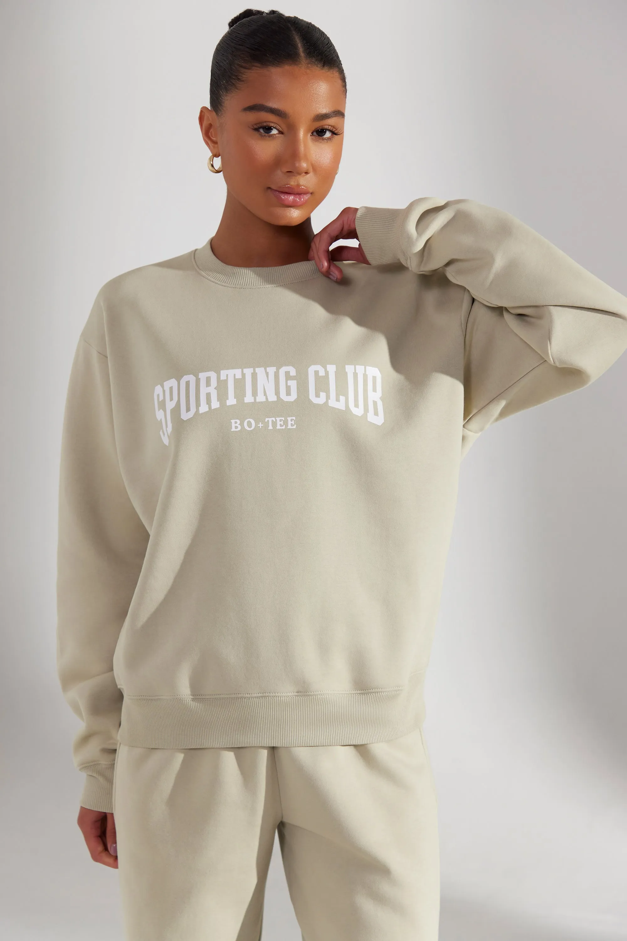 Origin - Oversized Sweatshirt in Limestone sold by Bo + Tee product image thumbnail 5