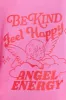 Angel Energy - Oversized Short-Sleeve T-shirt in Hot Pink sold by Bo + Tee