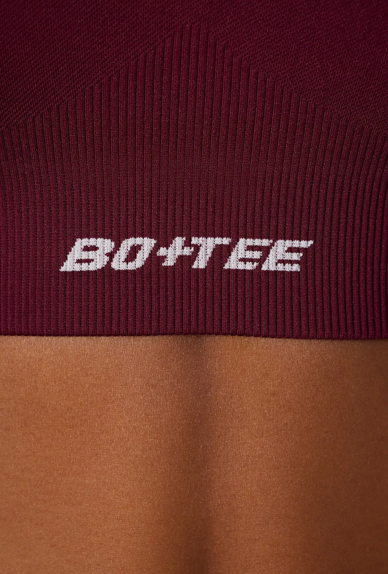 Purpose - Super Sculpt Seamless Cross Back Sports Bra in Plum sold by Bo + Tee product image thumbnail 4