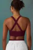 Purpose - Super Sculpt Seamless Cross Back Sports Bra in Plum sold by Bo + Tee