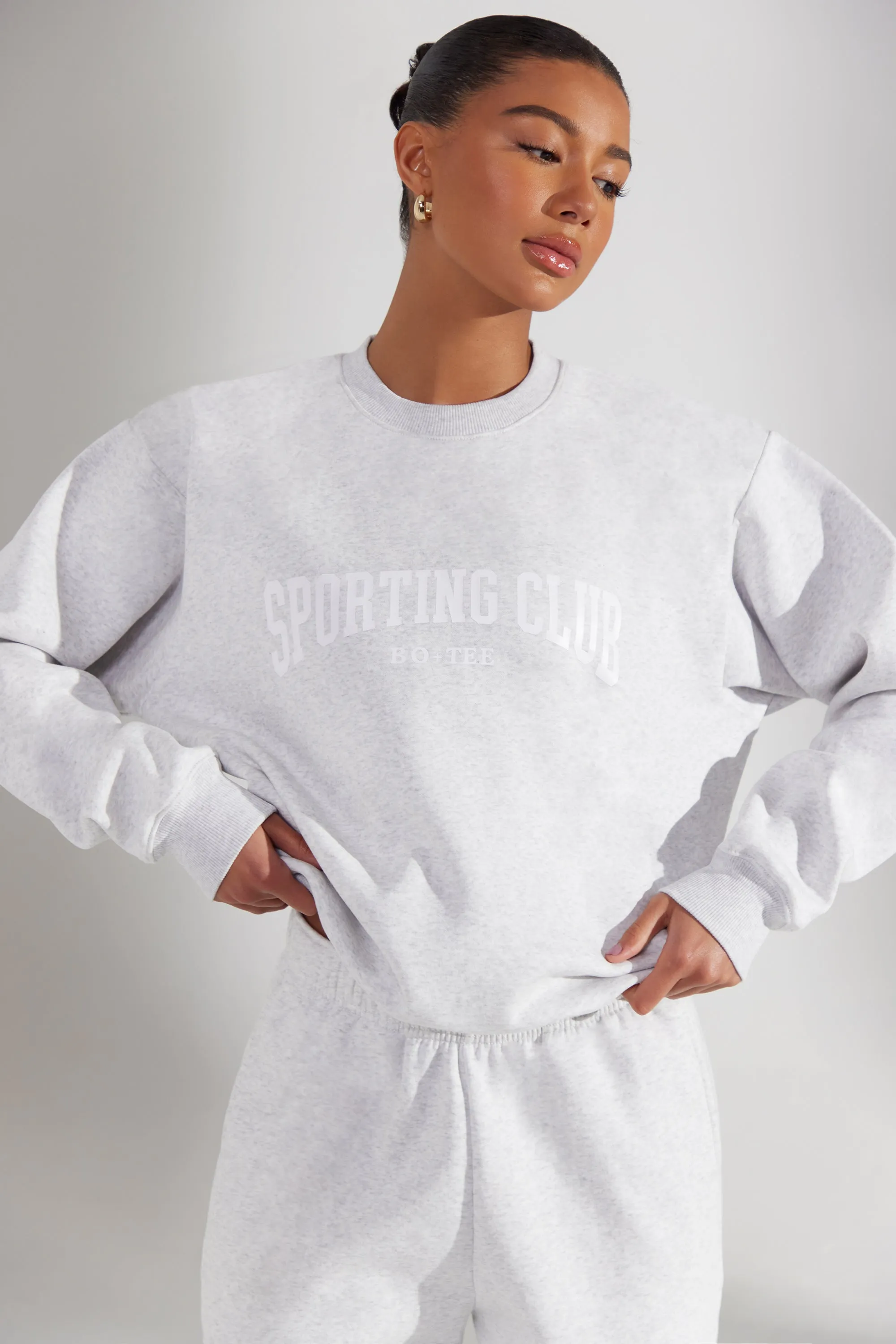 Origin - Oversized Sweatshirt in Heather Grey sold by Bo + Tee product image thumbnail 5