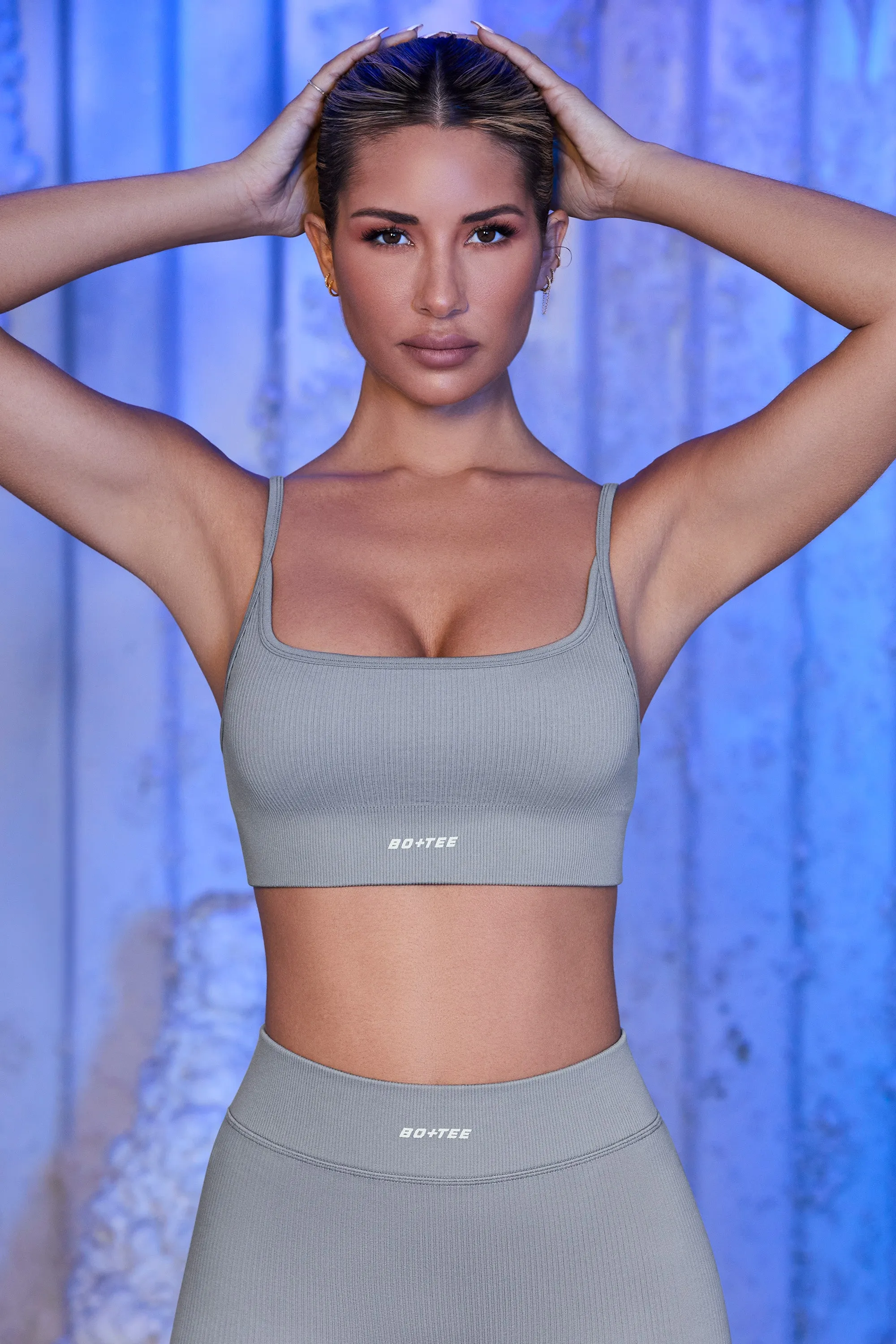 Optimum - Sports Bra - Grey sold by Bo + Tee