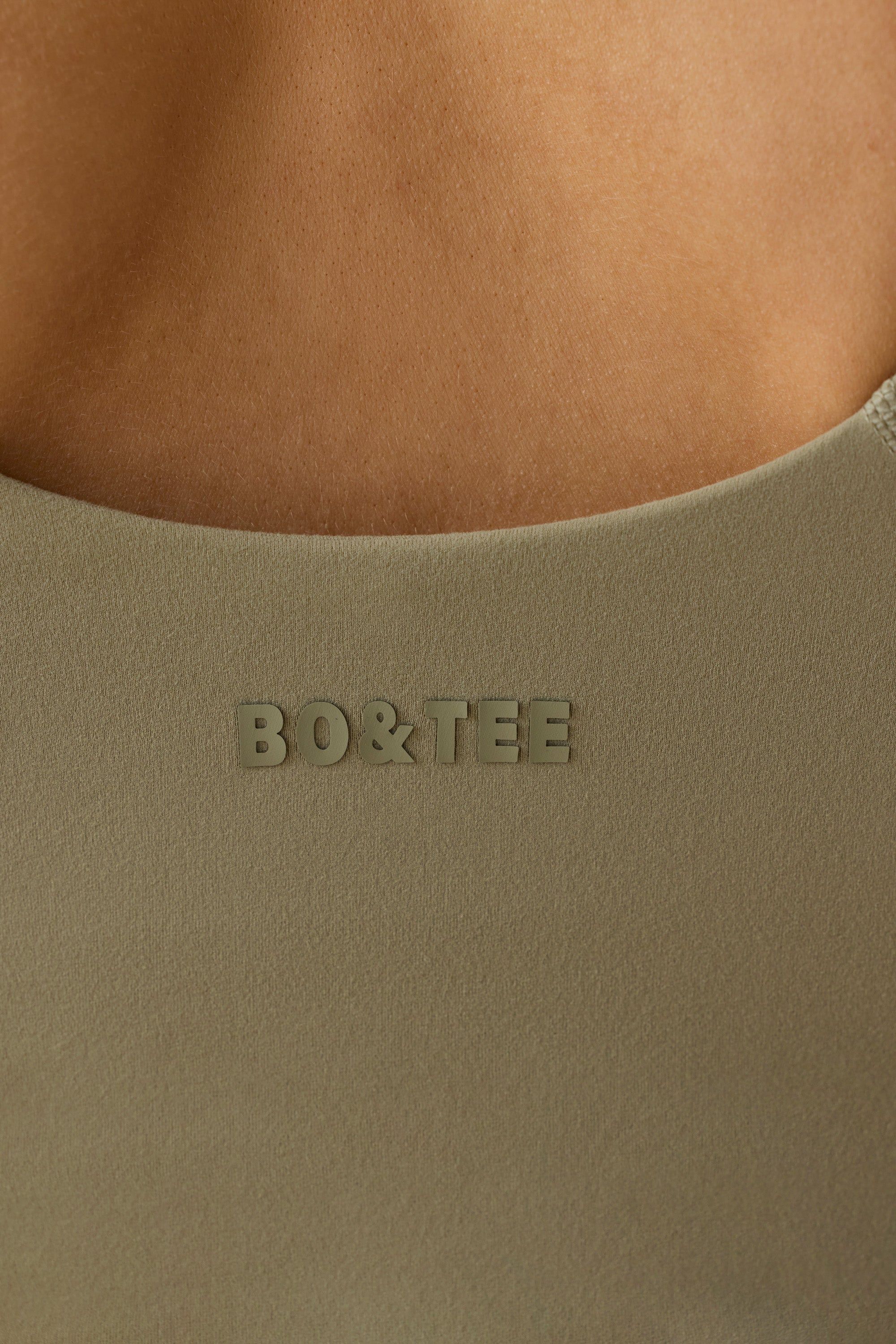 Serene - Soft Active Tank Top in Soft Olive sold by Bo + Tee product image thumbnail 4