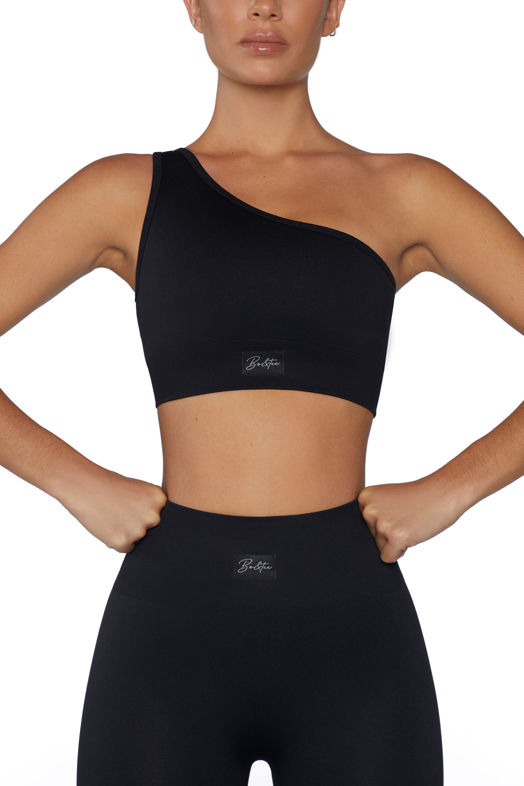 Empowered - Crop Top in Black sold by Bo + Tee product image thumbnail 2