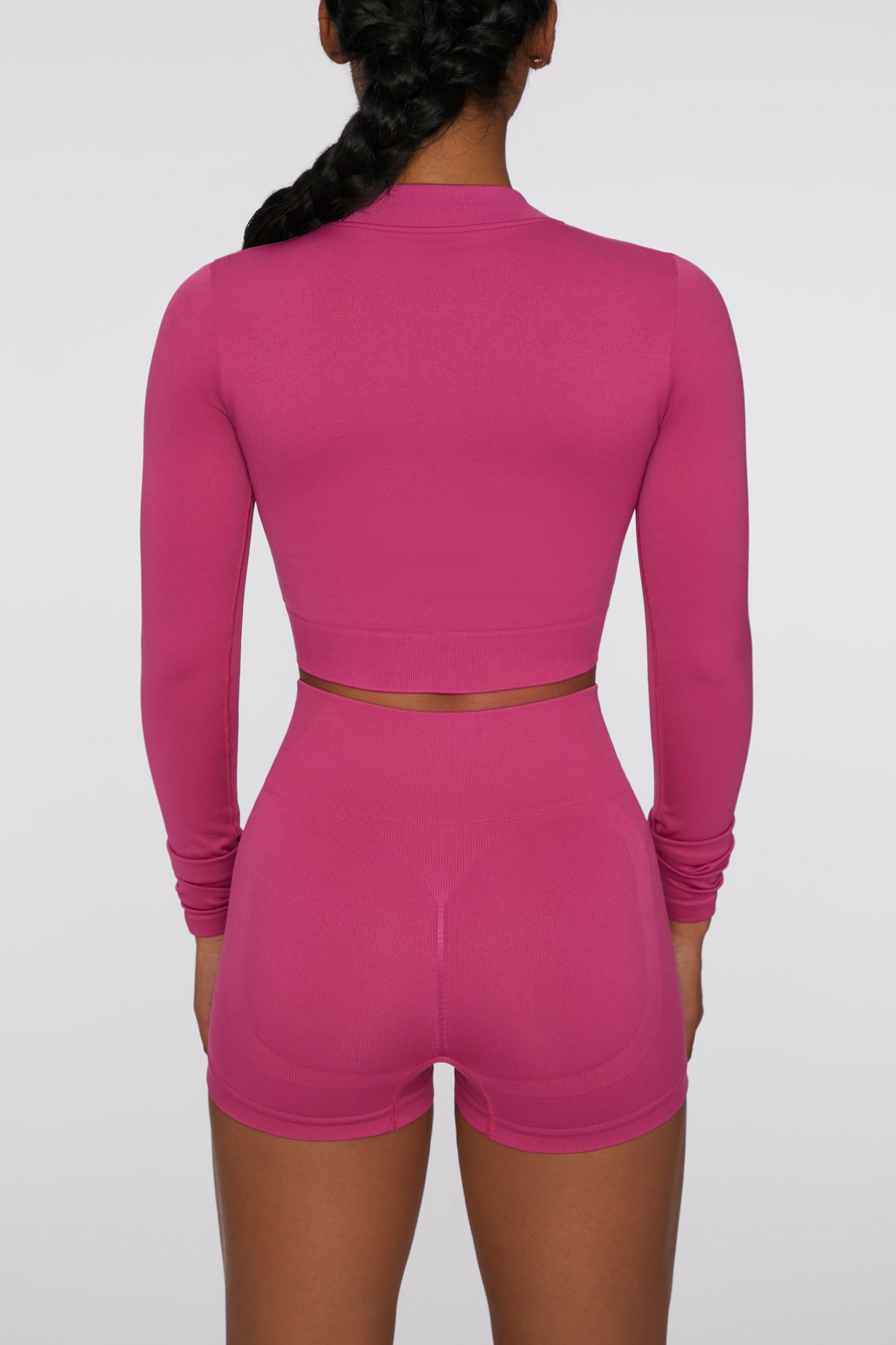 Reach For It - Crop Top in Dark Pink sold by Bo + Tee product image thumbnail 3