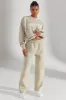 Principal - Wide Leg Joggers in Limestone sold by Bo + Tee