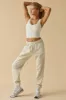 Ultimate - Petite Mid-Rise Joggers in Bone sold by Bo + Tee
