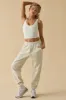 Ultimate - Petite Mid-Rise Joggers in Bone sold by Bo + Tee