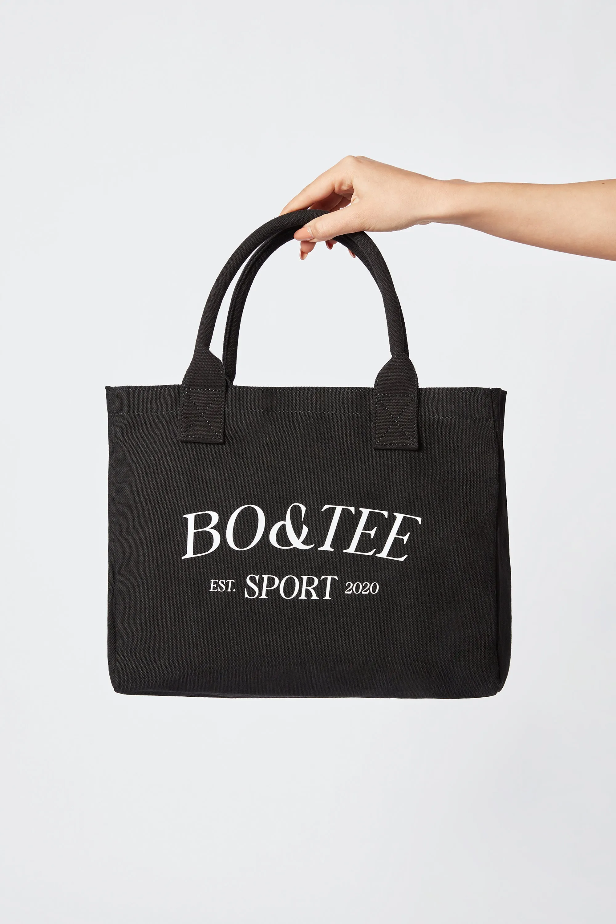 Small Canvas Tote Bag in Black sold by Bo + Tee product image thumbnail 2