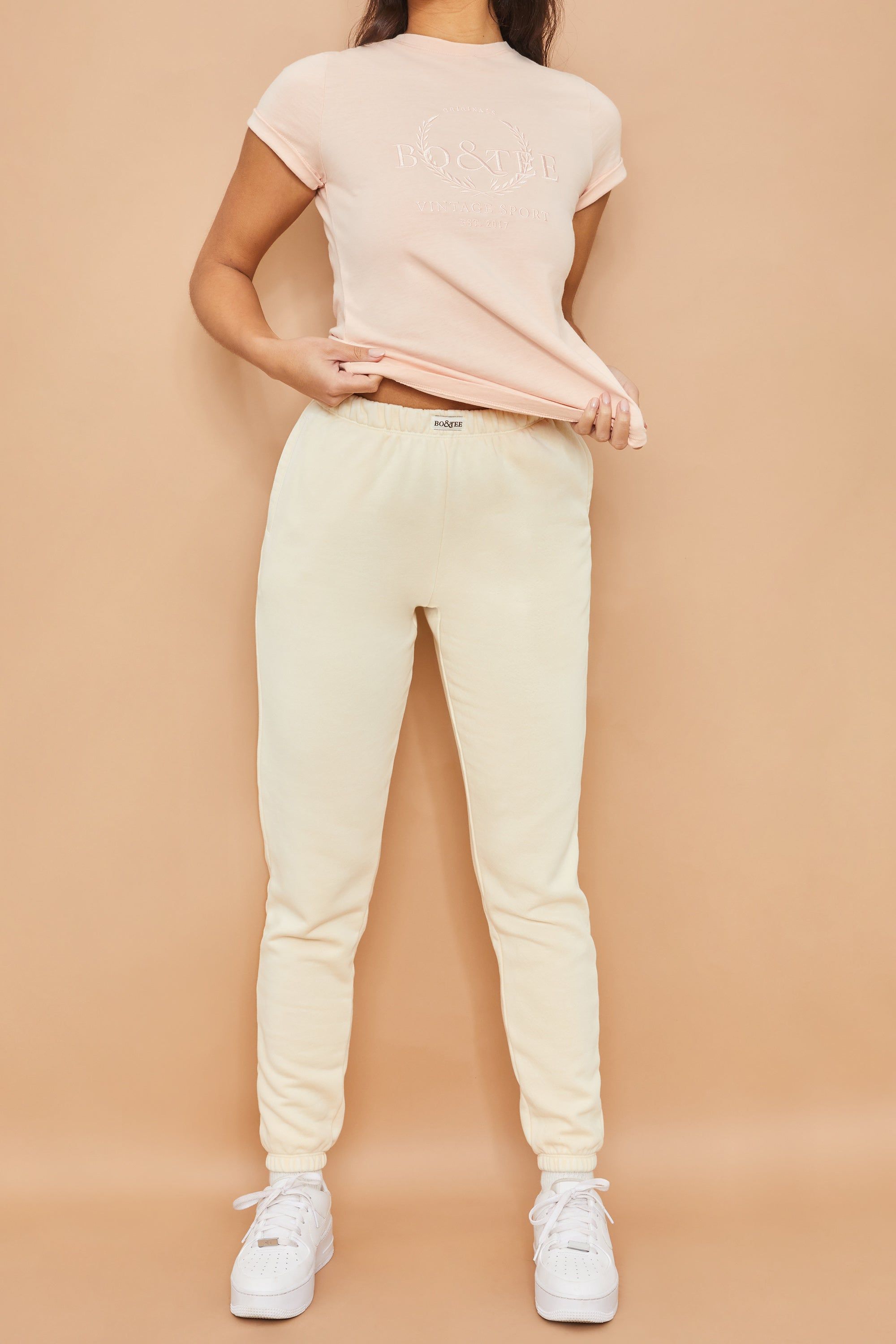 Home Run Tall - Joggers in Cream sold by Bo + Tee product image thumbnail 4