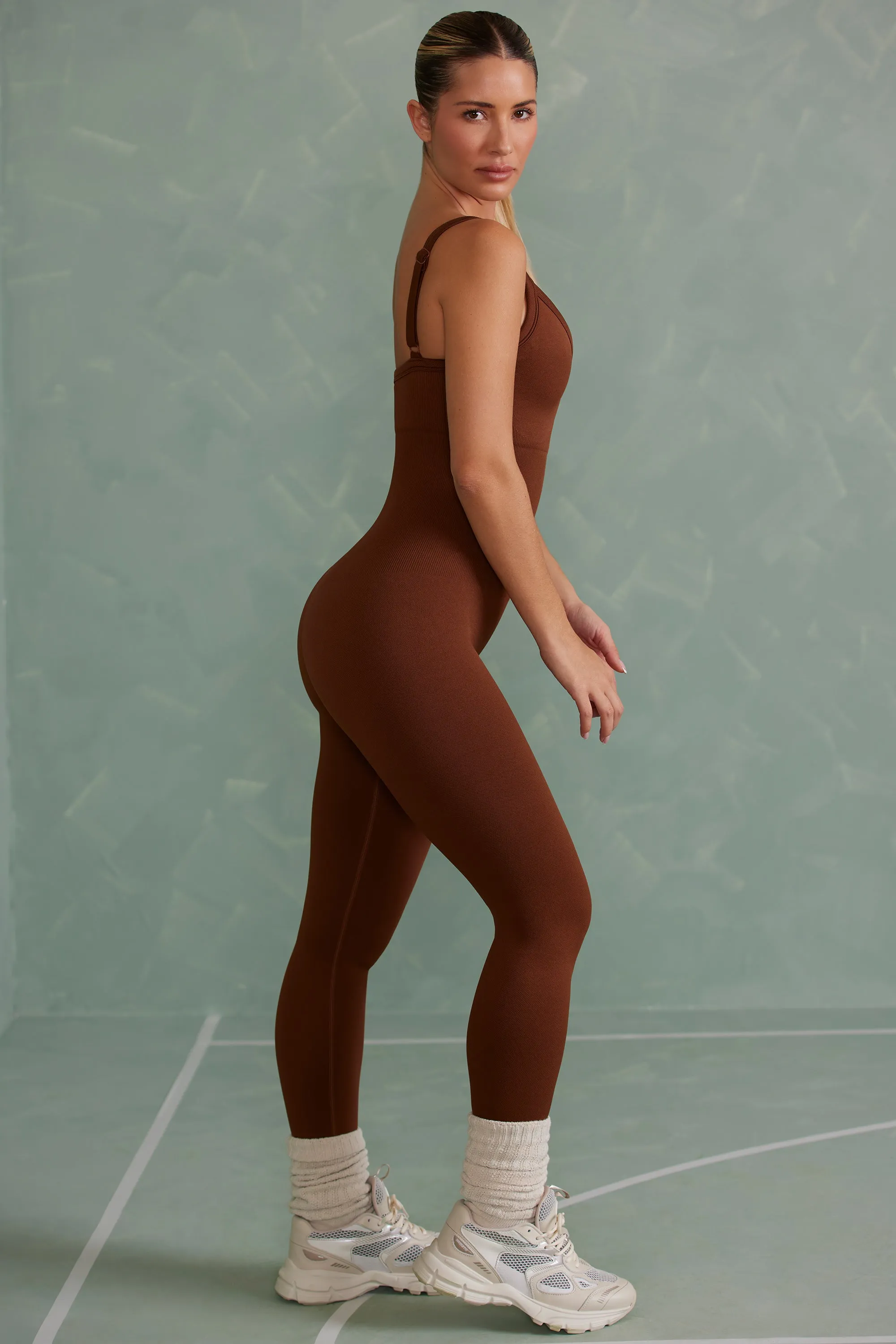 Intensity - Super Sculpt Jumpsuit in Copper Brown sold by Bo + Tee product image thumbnail 2
