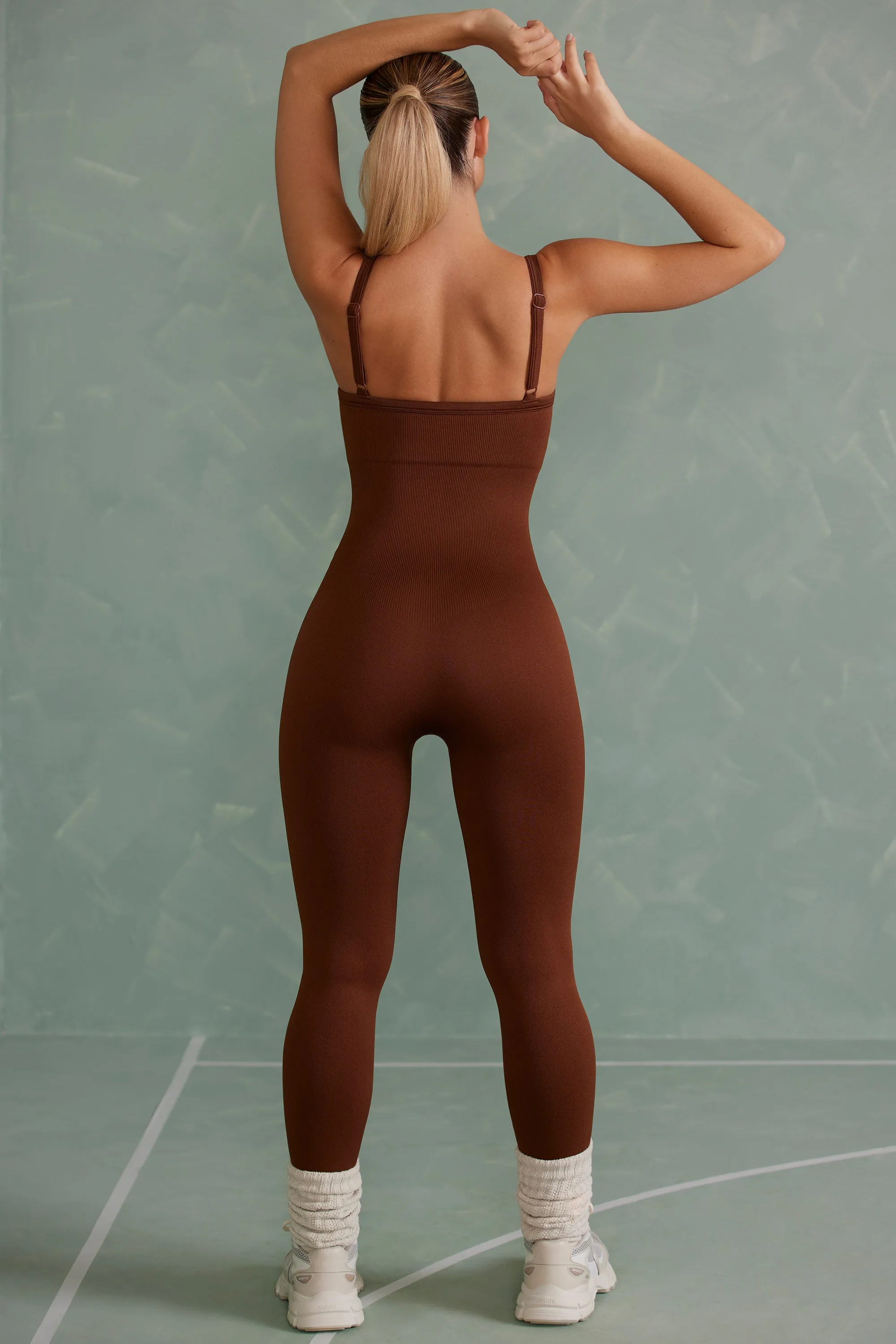 Intensity - Super Sculpt Jumpsuit in Copper Brown sold by Bo + Tee product image thumbnail 3