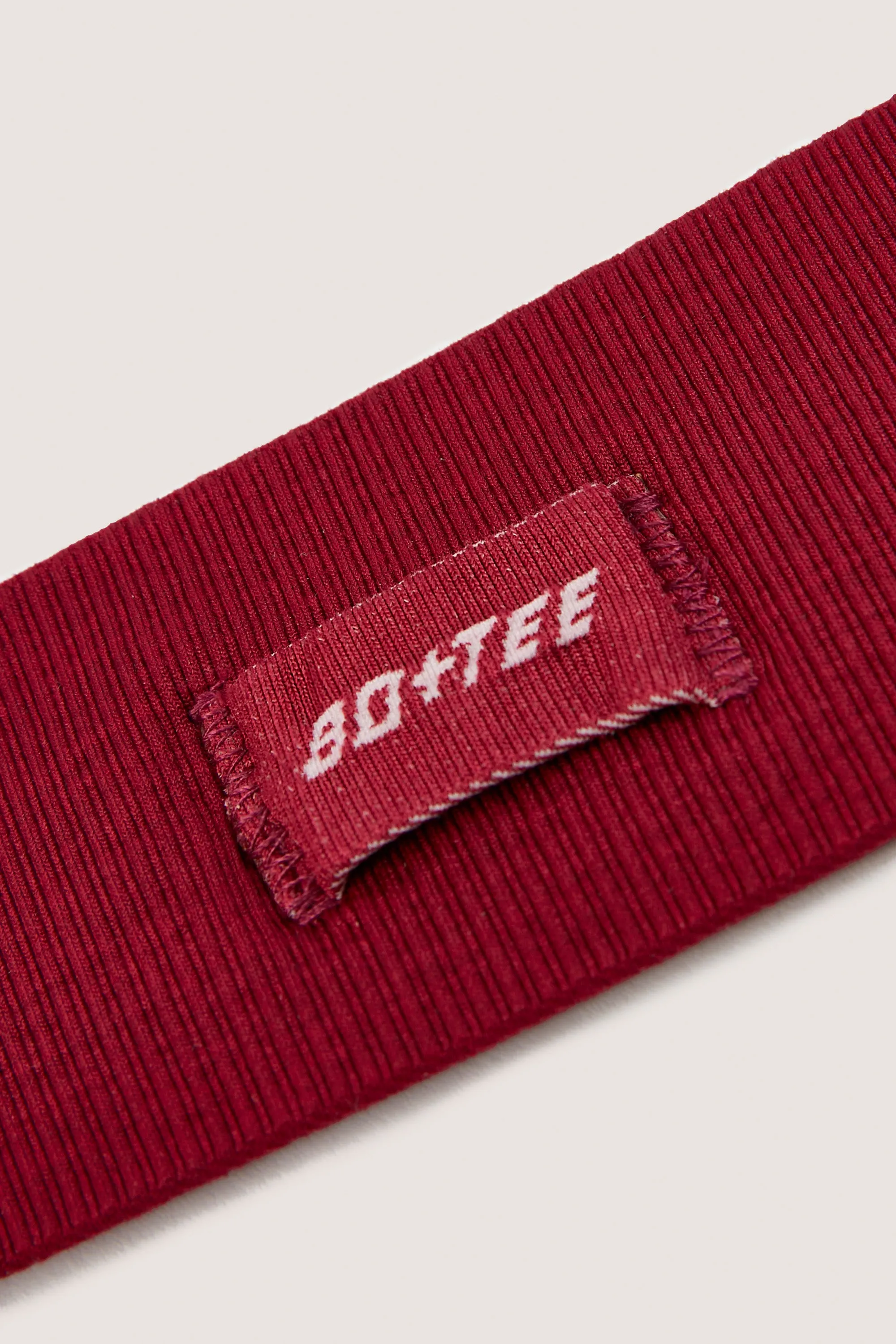 Sleek - Seamless Rib Define Luxe Headband in Raspberry sold by Bo + Tee product image thumbnail 5