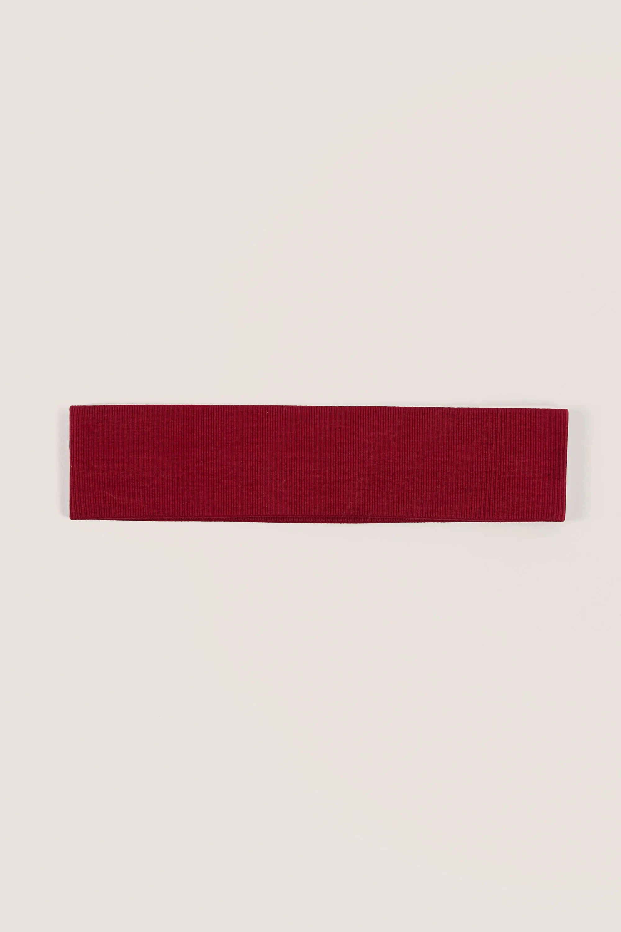 Sleek - Seamless Rib Define Luxe Headband in Raspberry sold by Bo + Tee product image thumbnail 3