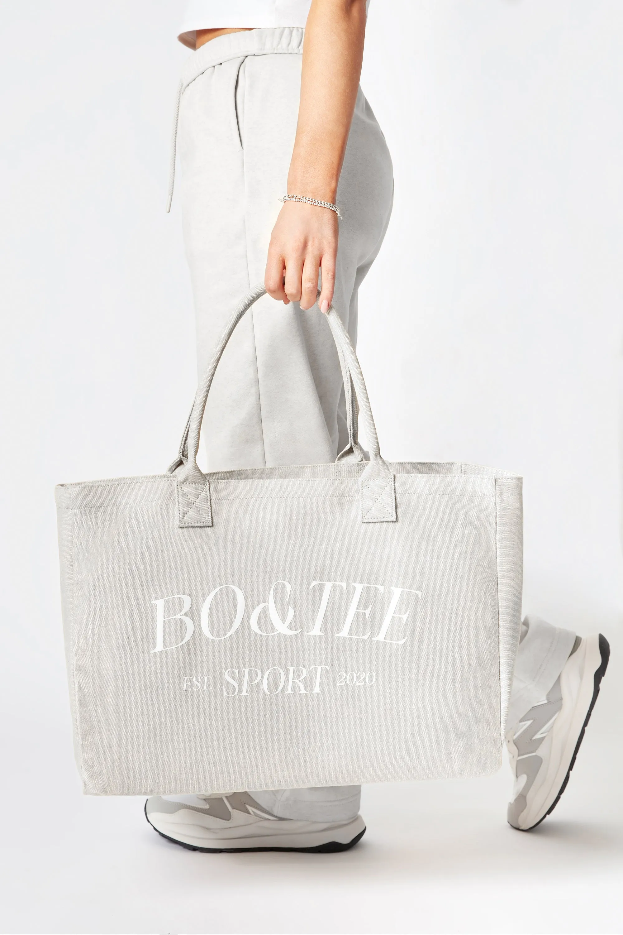 Sport - Large Canvas Tote Bag in Vintage Grey sold by Bo + Tee product image thumbnail 3