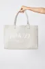 Sport - Large Canvas Tote Bag in Vintage Grey sold by Bo + Tee