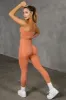 Superset - Full Length Leggings in Peach sold by Bo + Tee