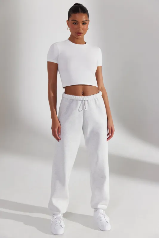 Prime - Oversized Joggers in Heather Grey sold by Bo + Tee