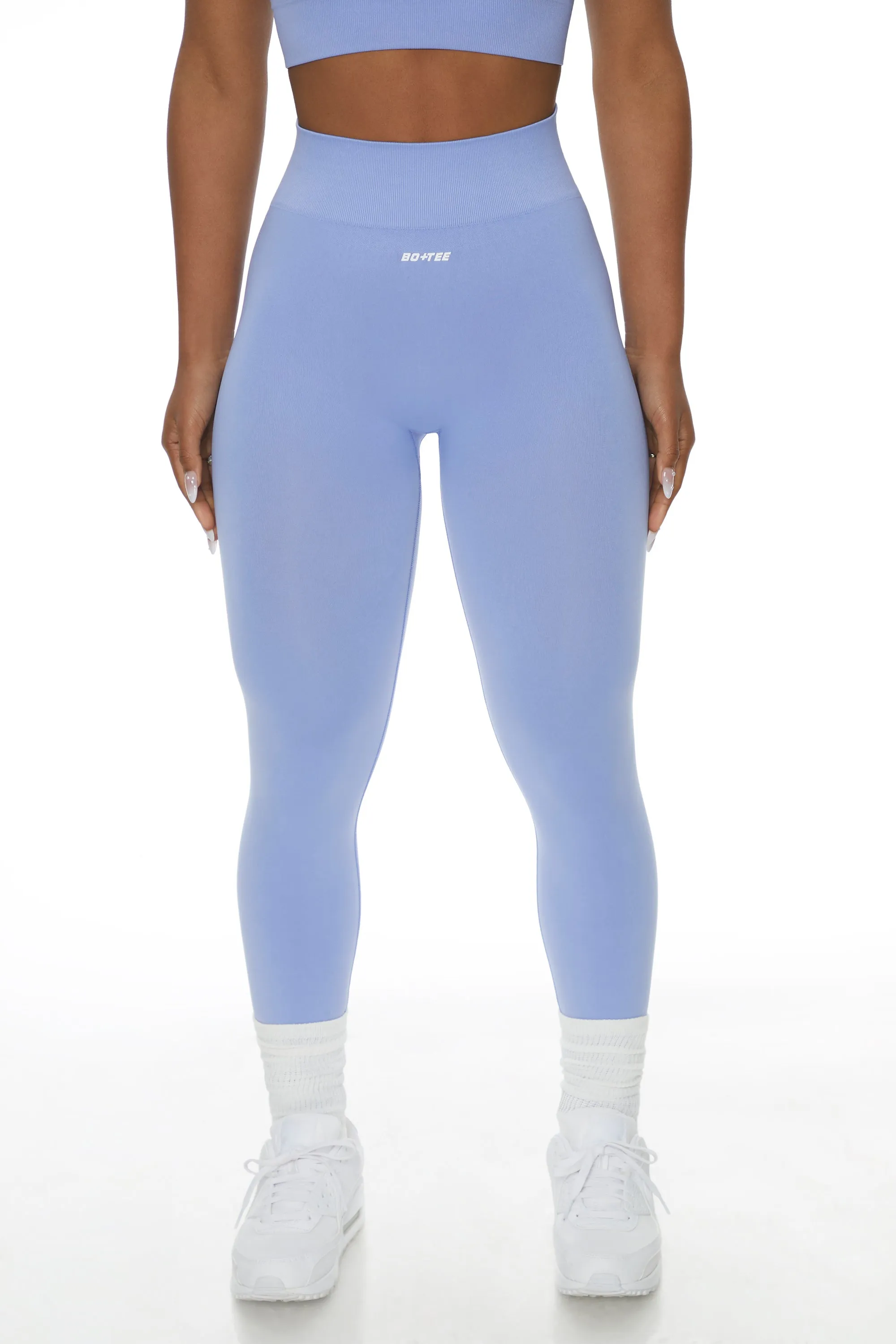 Superset - Petite Full Length Leggings in Confidence Blue sold by Bo + Tee product image thumbnail 3