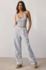 Fleece Wide Leg Joggers in Grey sold by Bo + Tee