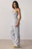 Fleece Wide Leg Joggers in Grey sold by Bo + Tee