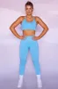 Superset - Petite Curved Waist Seamless Leggings in Blue sold by Bo + Tee