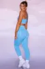 Superset - Petite Curved Waist Seamless Leggings in Blue sold by Bo + Tee