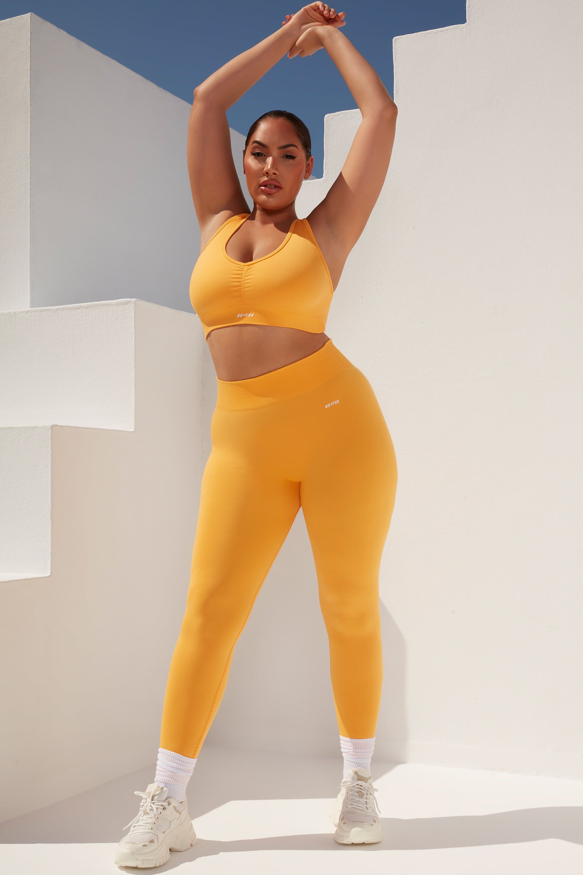 Surge Petite - Leggings in Light Orange sold by Bo + Tee product image thumbnail 2