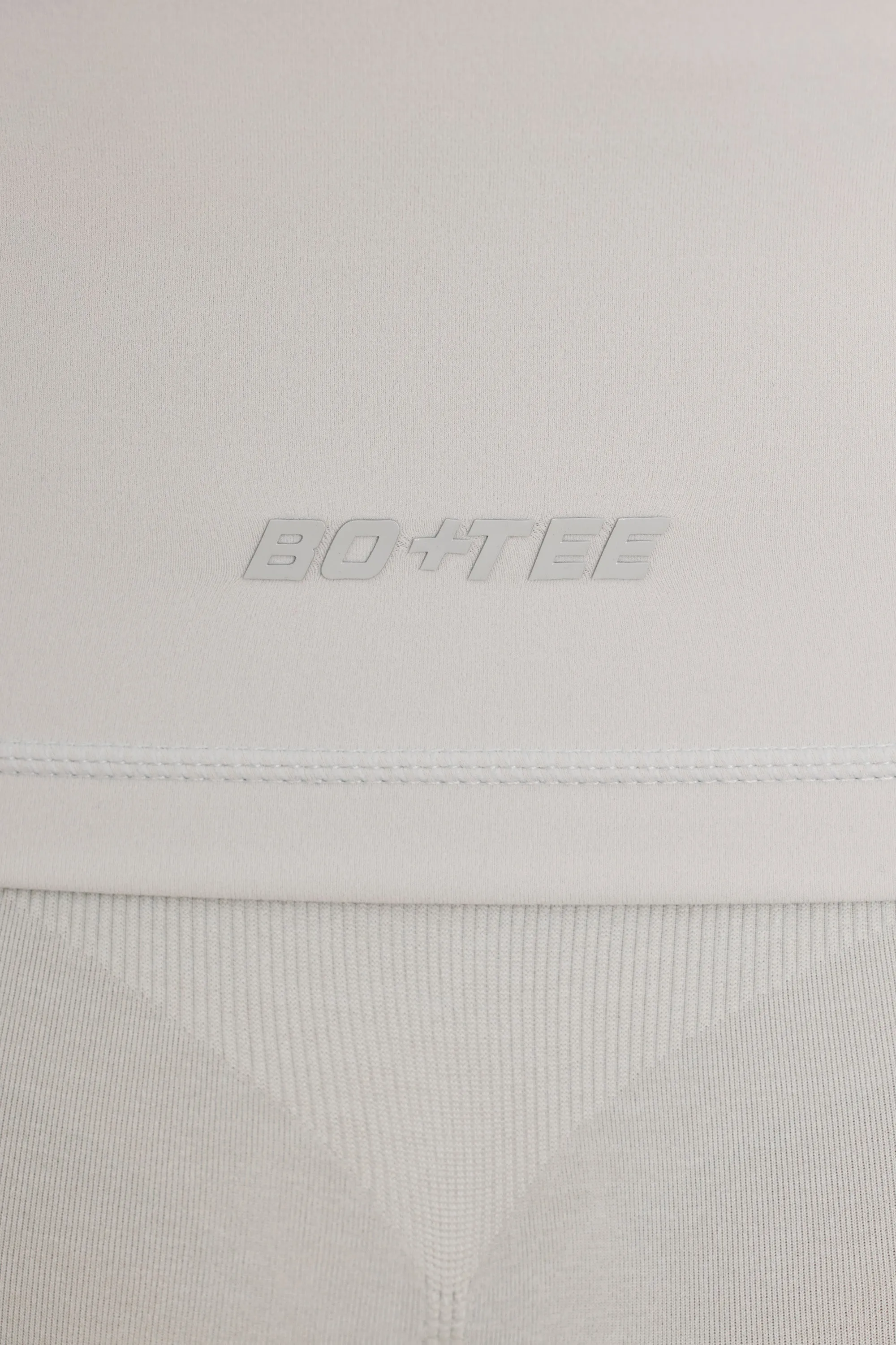 Vigour - Soft Active Hooded Zip Up Jacket in Light Grey sold by Bo + Tee product image thumbnail 4