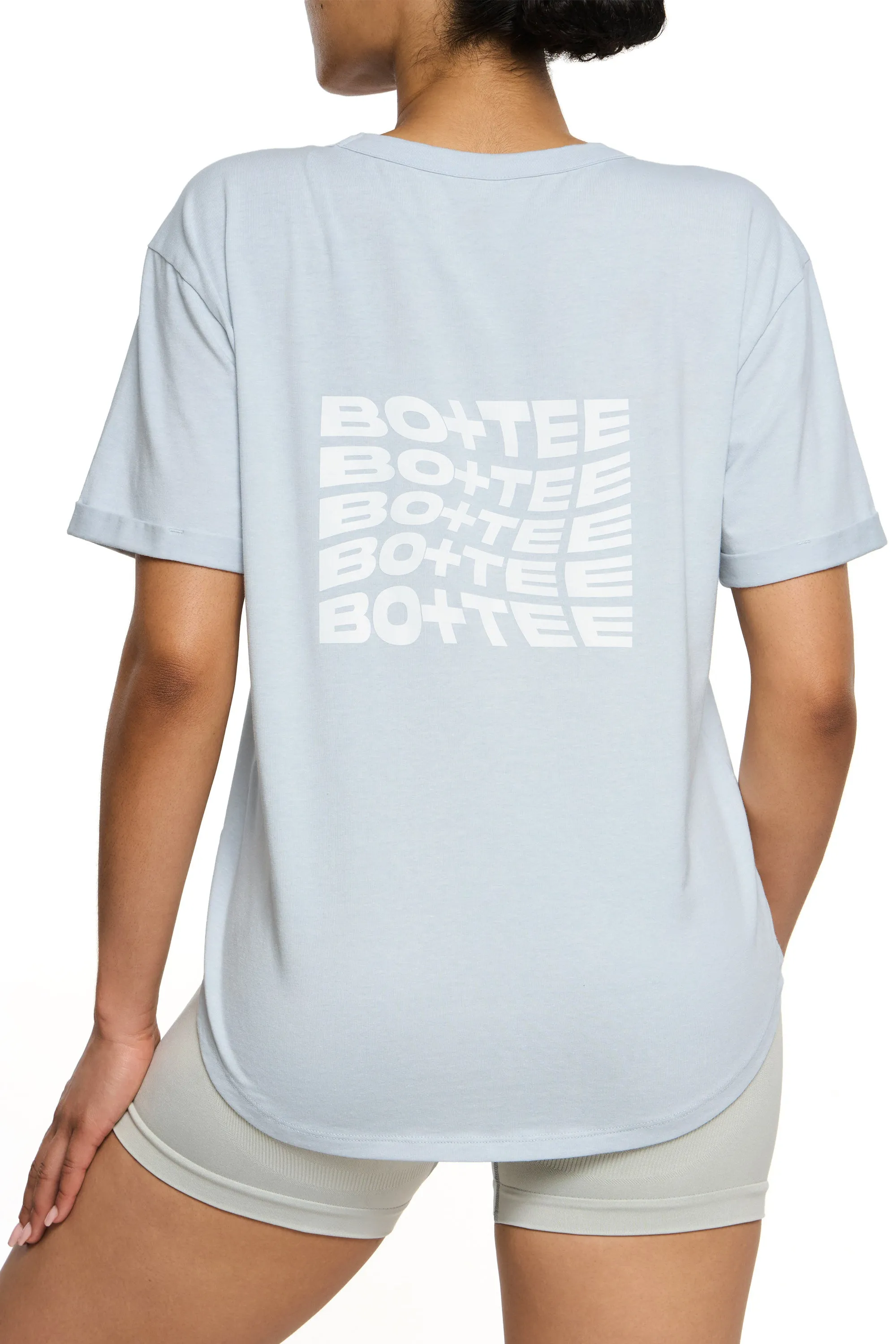 Relax - Oversized Long Length T-Shirt in Grey sold by Bo + Tee product image thumbnail 3