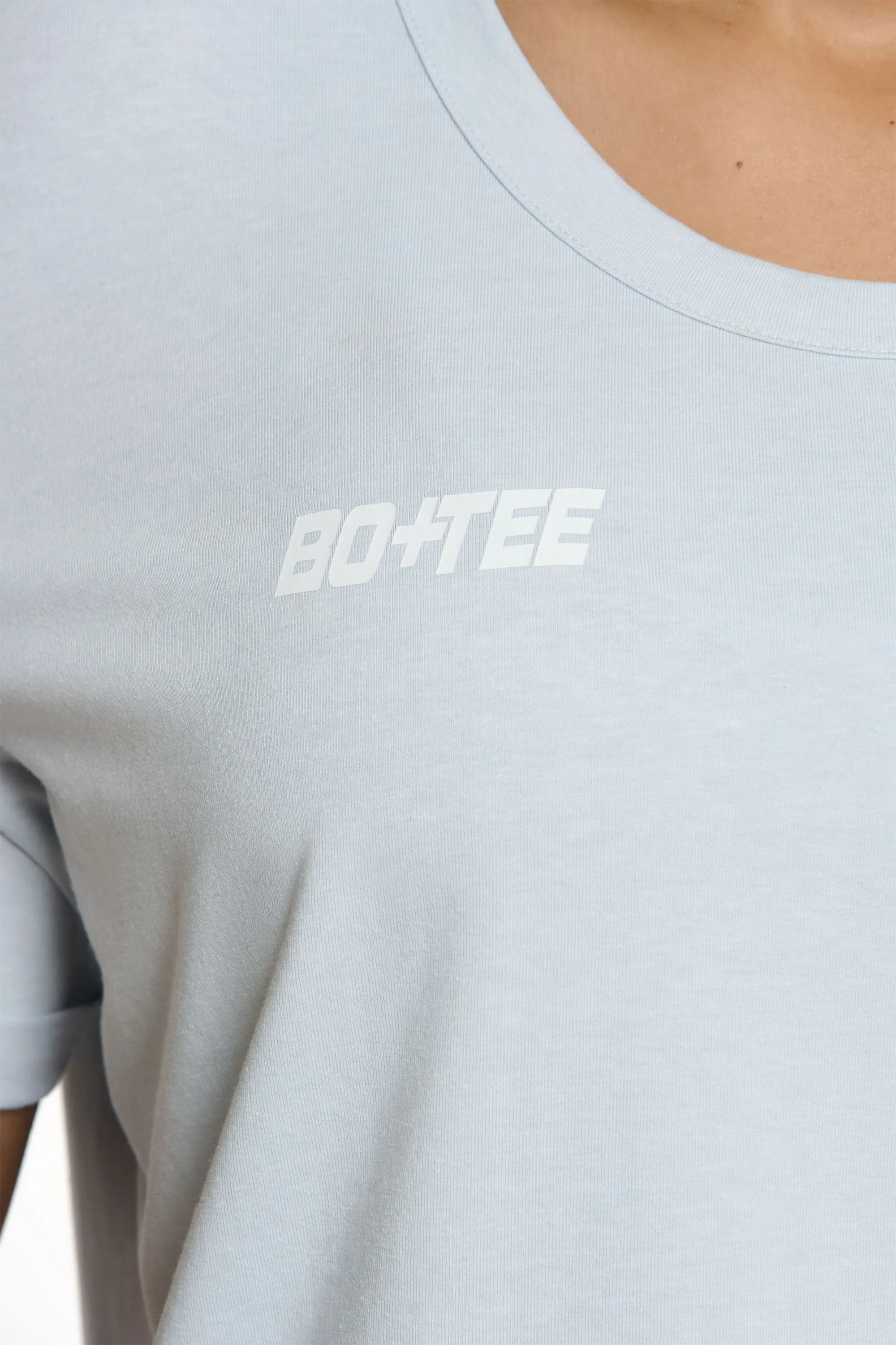 Relax - Oversized Long Length T-Shirt in Grey sold by Bo + Tee product image thumbnail 5