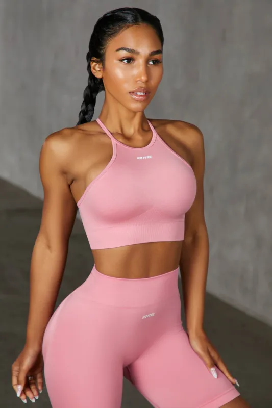 Incline - Racer Crop Top in Power Rose sold by Bo + Tee