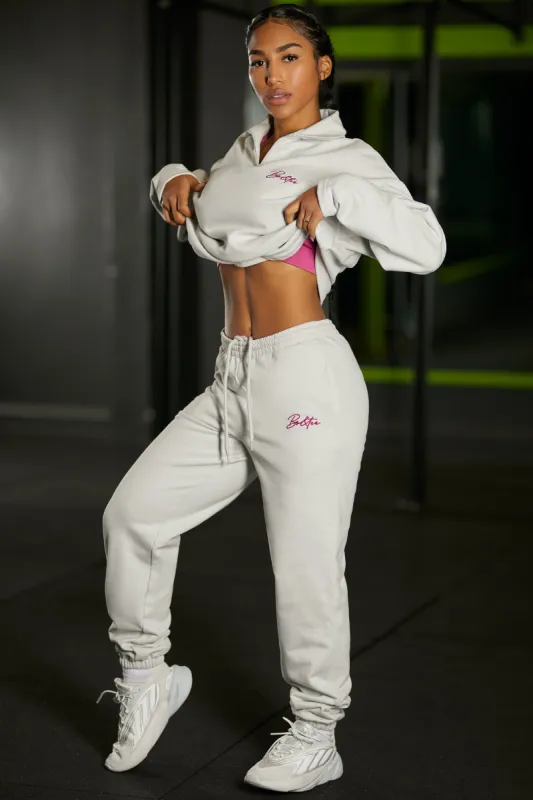 Petite Always Improving - Sweat Pants in Grey sold by Bo + Tee