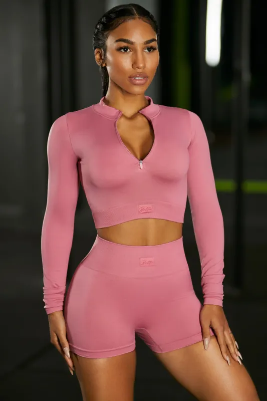 Reach For It - Crop Top in Pink sold by Bo + Tee