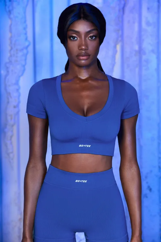 Cooling Off - Crop Top - Blue sold by Bo + Tee