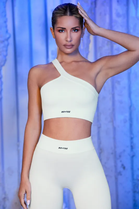 On The Rink -Sports Bra - White sold by Bo + Tee