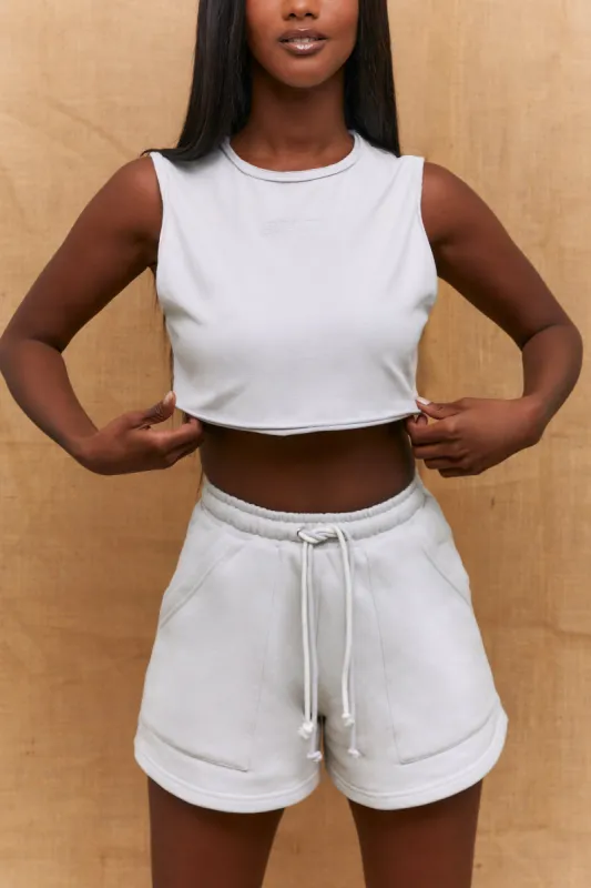 Process - Shorts in Grey made by Bo + Tee