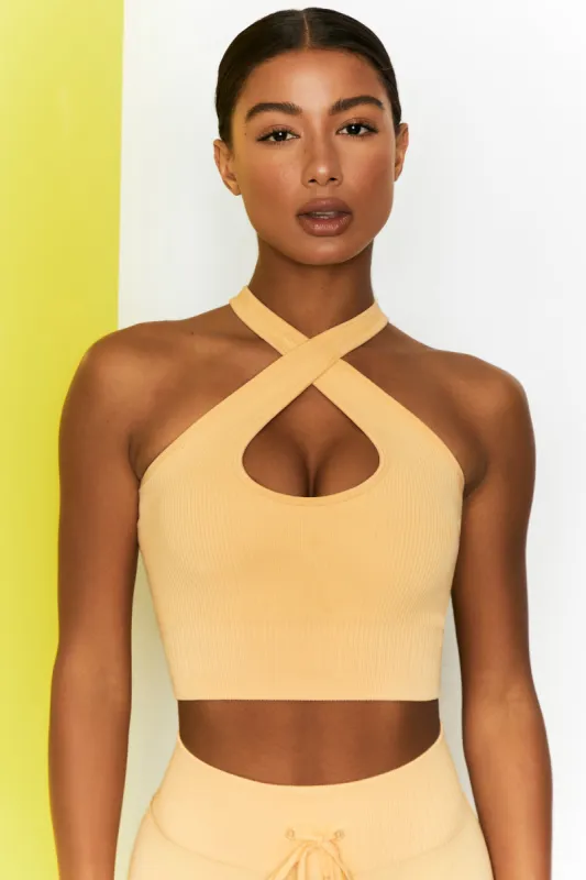Adapt - Crop Top in Yellow sold by Bo + Tee