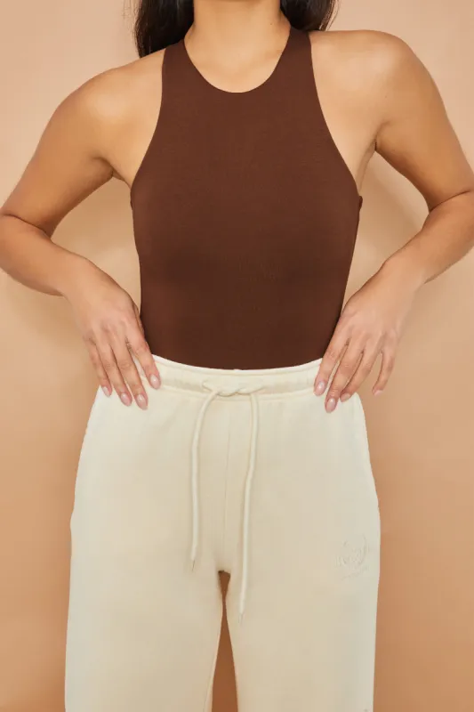 Aligned - Bodysuit in Brown made by Bo + Tee