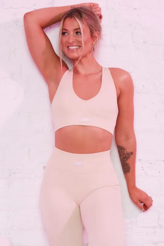 Be The Best - Crop Top in  Cream sold by Bo + Tee