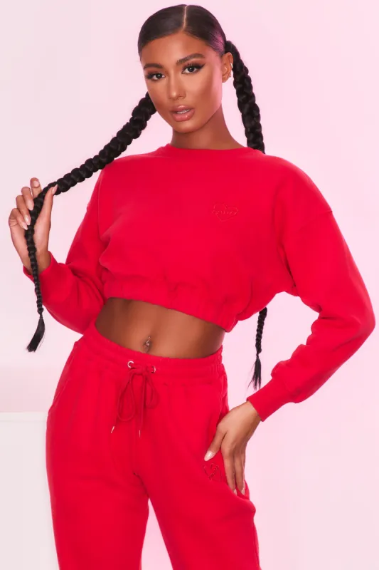 Self Love - Sweatshirt in Red sold by Bo + Tee