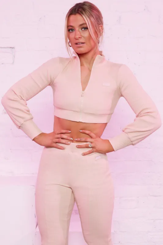 Lively - Crop Top in  Cream sold by Bo + Tee