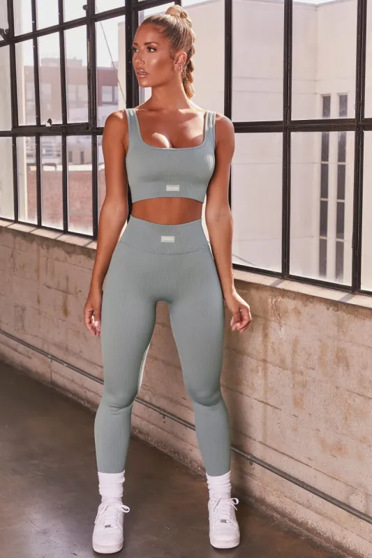 Back In Gear - Leggings in Blue sold by Bo + Tee