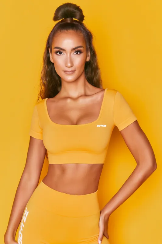 Elevate - Crop Top in Orange sold by Bo + Tee