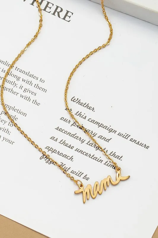 Mama pendant Necklace sold by Evercado product image thumbnail 3