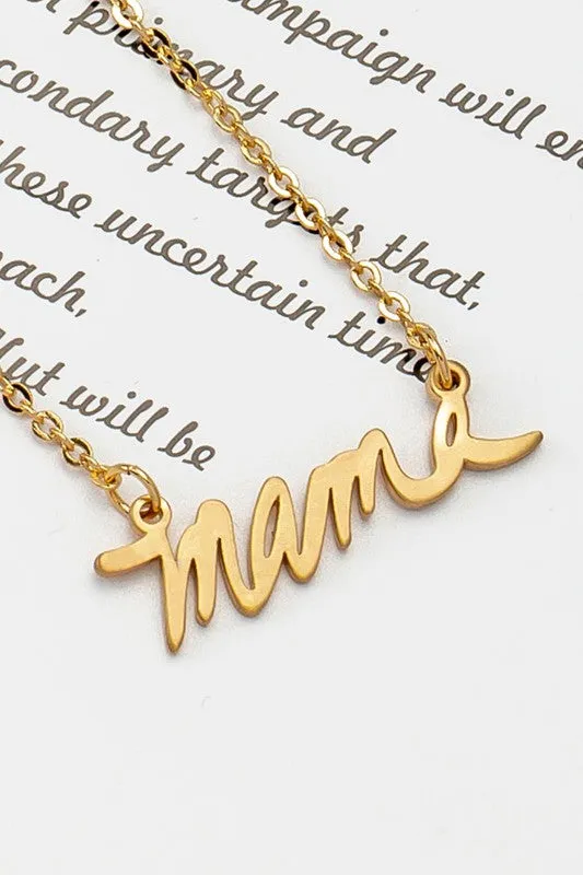 Mama pendant Necklace sold by Evercado product image thumbnail 2