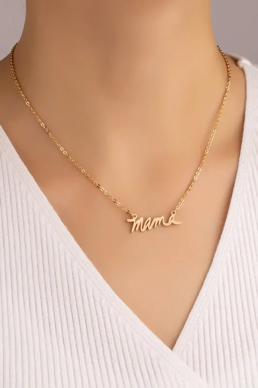Mama pendant Necklace sold by Evercado