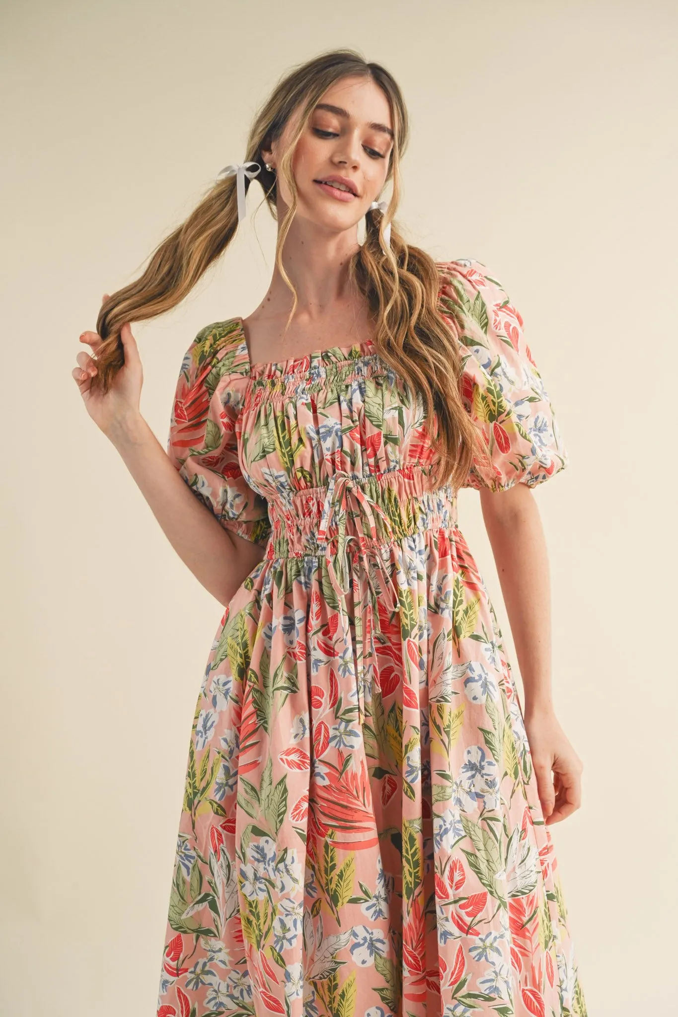 Floral Midi Dress sold by Evercado product image thumbnail 5