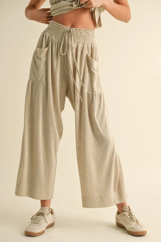 Smock Waist Big Pocket Comfy Pants sold by Evercado