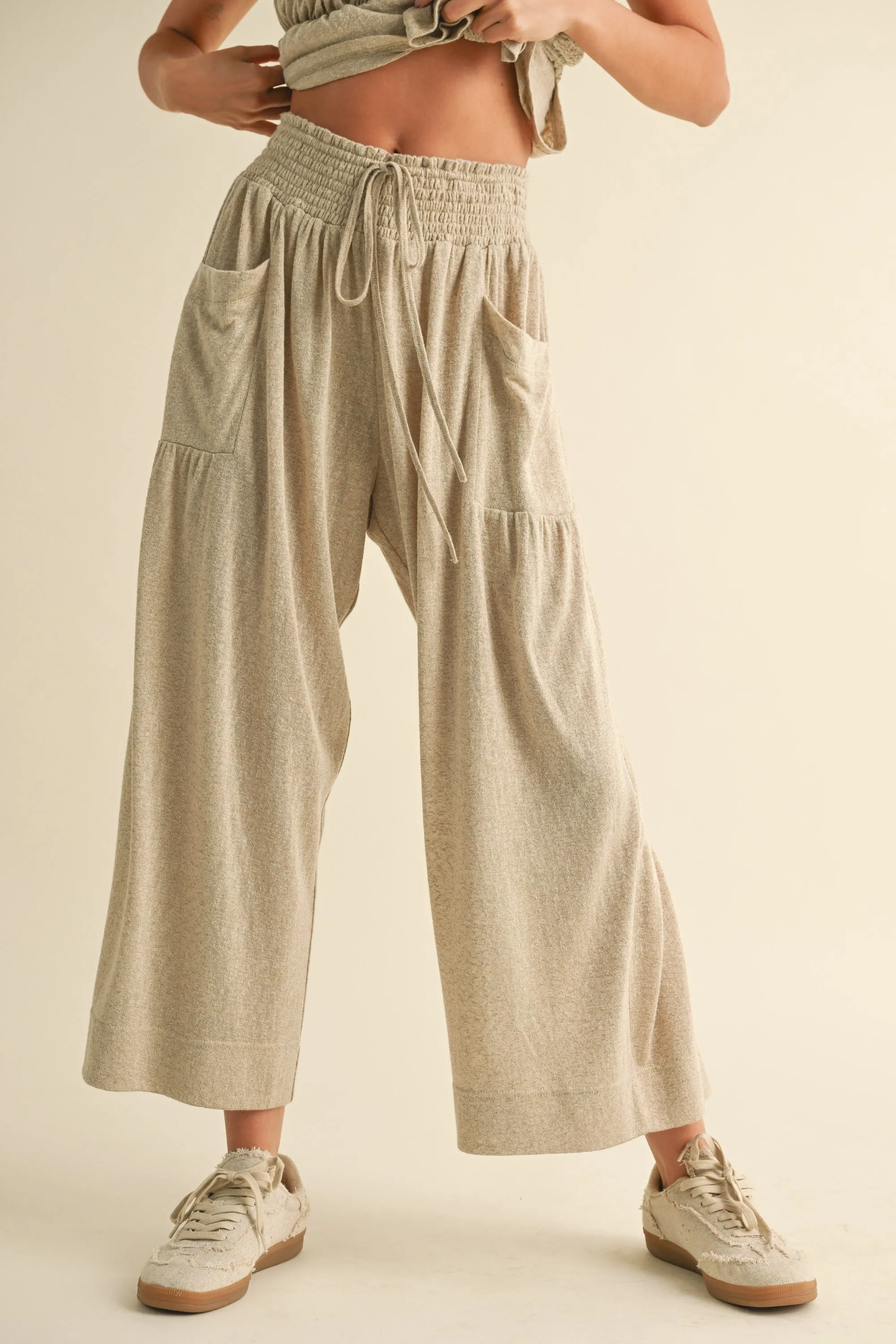 Smock Waist Big Pocket Comfy Pants sold by Evercado